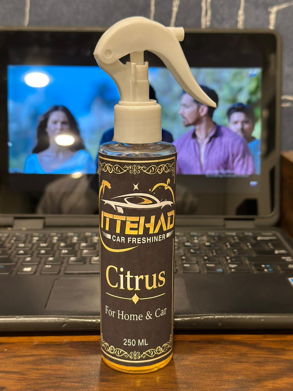 Citrus Blast – Premium Car & Home Freshener (250 ML)