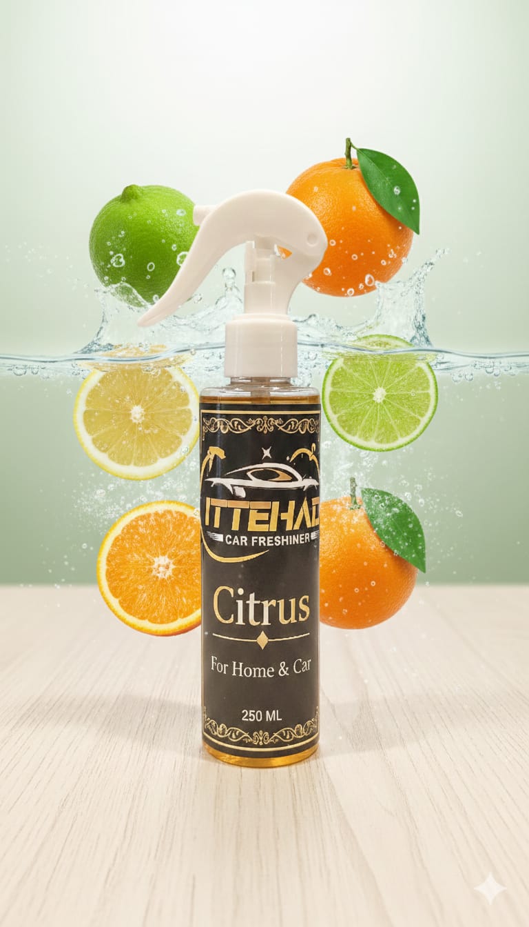Citrus Blast – Premium Car & Home Freshener (250 ML)