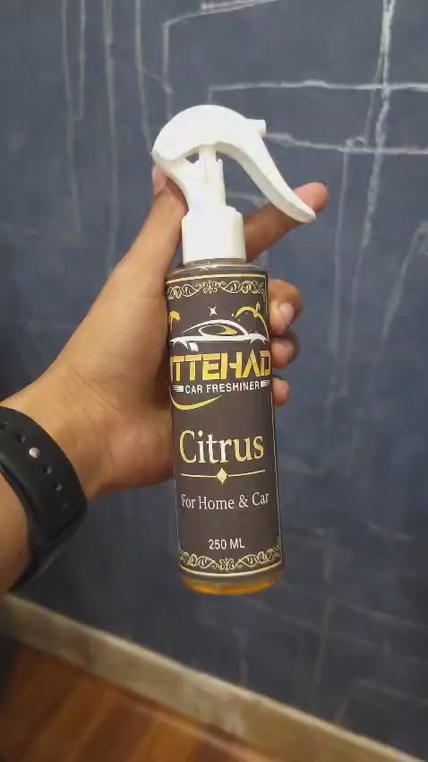 Citrus Blast – Premium Car & Home Freshener (250 ML)